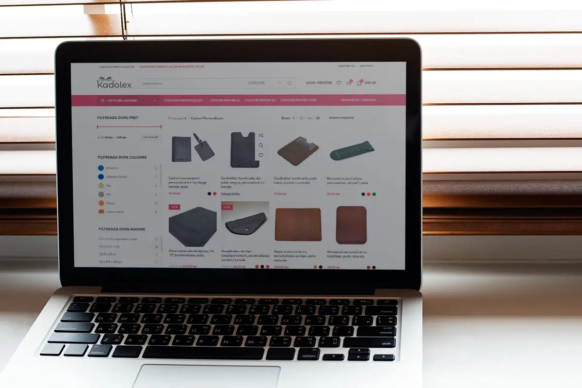 creare magazin online cadouri personalizate