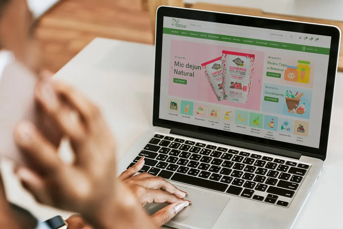 creare magazin online de produse naturiste
