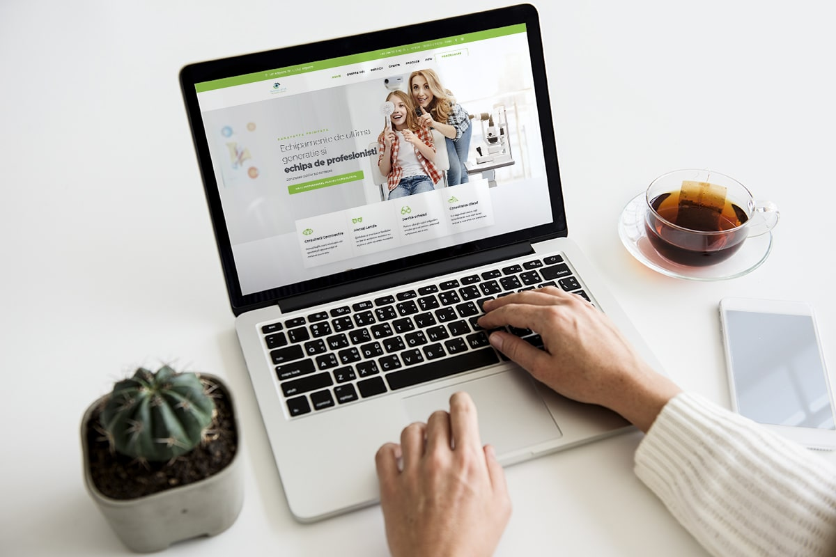 dezvoltare site profesional si SEO pentru clinica Avantaj Optik